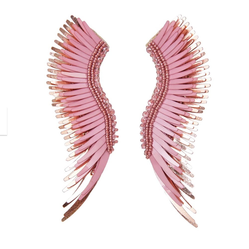 LIKE NEW Mignonne Gavigan MADELINE EARRINGS BLUSH ROSE GOLD
